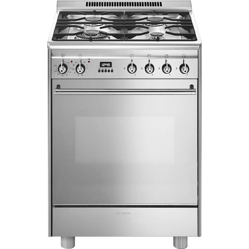 Smeg Cucina con piano cottura Gas Gp61x9 Inox