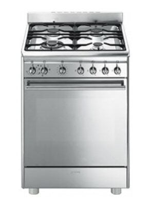Smeg CX68MF8-2 cucina Piano cottura Gas Acciaio inossidabile A