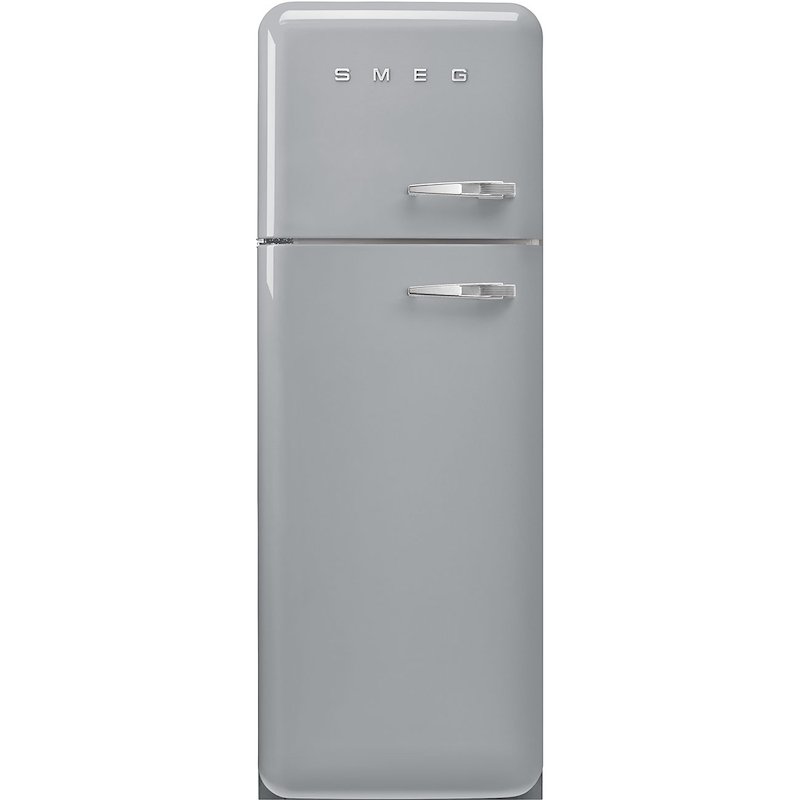 SMEG FAB30LSV6, Capacità netta totale 294 l, Rumorosità: 34 dB(A), 3 ripiani, Dimensioni: L 60 cm A 172 P 76,8 cm, Silver, Classe C