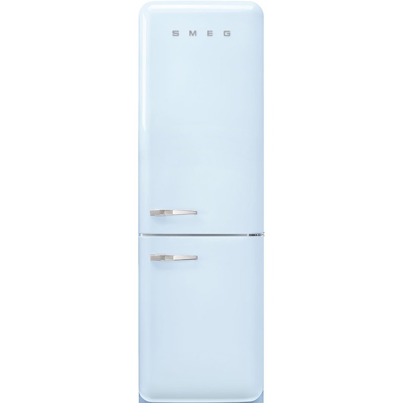 SMEG FAB32RPB6, Capacità netta totale 331 l, Rumorosità: 35 dB(A), 3 ripiani, Dimensioni: L 60,1 cm A 196,8 P 72,8 cm, Blu, Classe C