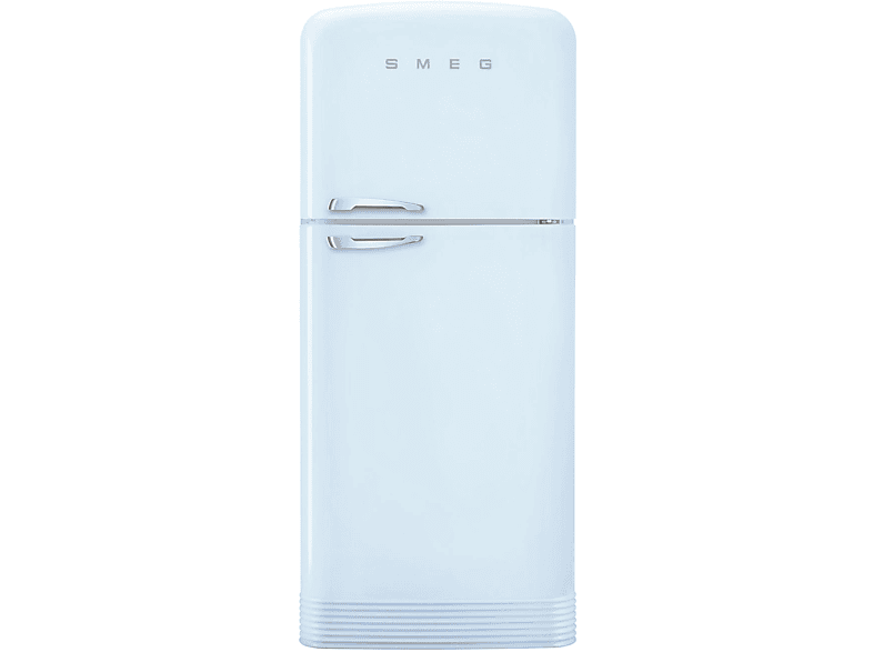 SMEG FAB50RPB5, Capacità netta totale 524 l, Rumorosità: 41 dB(A), 2 ripiani, Dimensioni: L 79,6 cm A 192,1 P 80,5 cm, Azzurro, Classe E