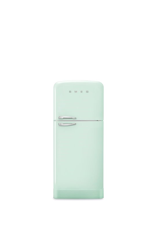 SMEG FAB50RPG5, Capacità netta totale 524 l, Rumorosità: 41 dB(A), 2 ripiani, Dimensioni: L 79,6 cm A 192,1 P 80,5 cm, Verde Pastello, Classe E