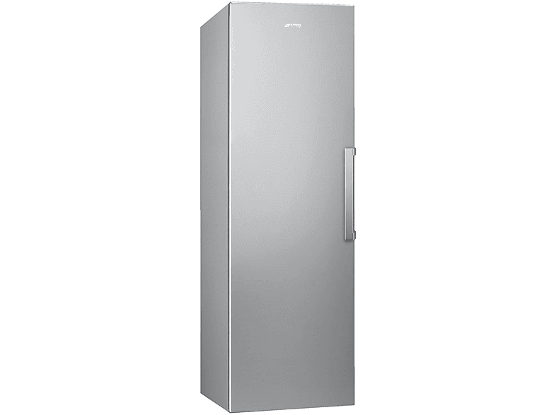 SMEG FF18EN2HX Congelatore verticale, Capacità netta 280 l, dimensioni: L 59,5 cm, A 186 P 65 Rumorosità 41 dB(A), 5 cassetti, INOX, Classe E