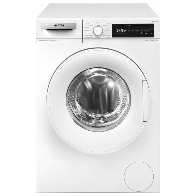 Smeg LB2T02ASIT Lavatrice Frontale 10 Kg 1200 rpm Classe A Motore Inverter 15 Programmi (84.5x59.7x58.2 cm) colore Bianco
