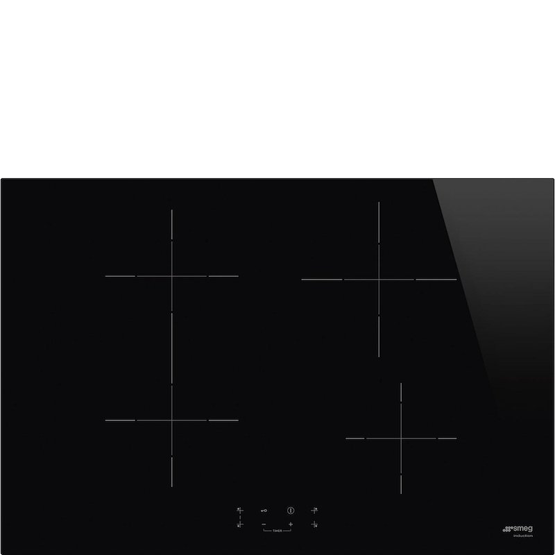 Smeg - Piano Cottura Induzione Si1b2742d 75 Cm-nero