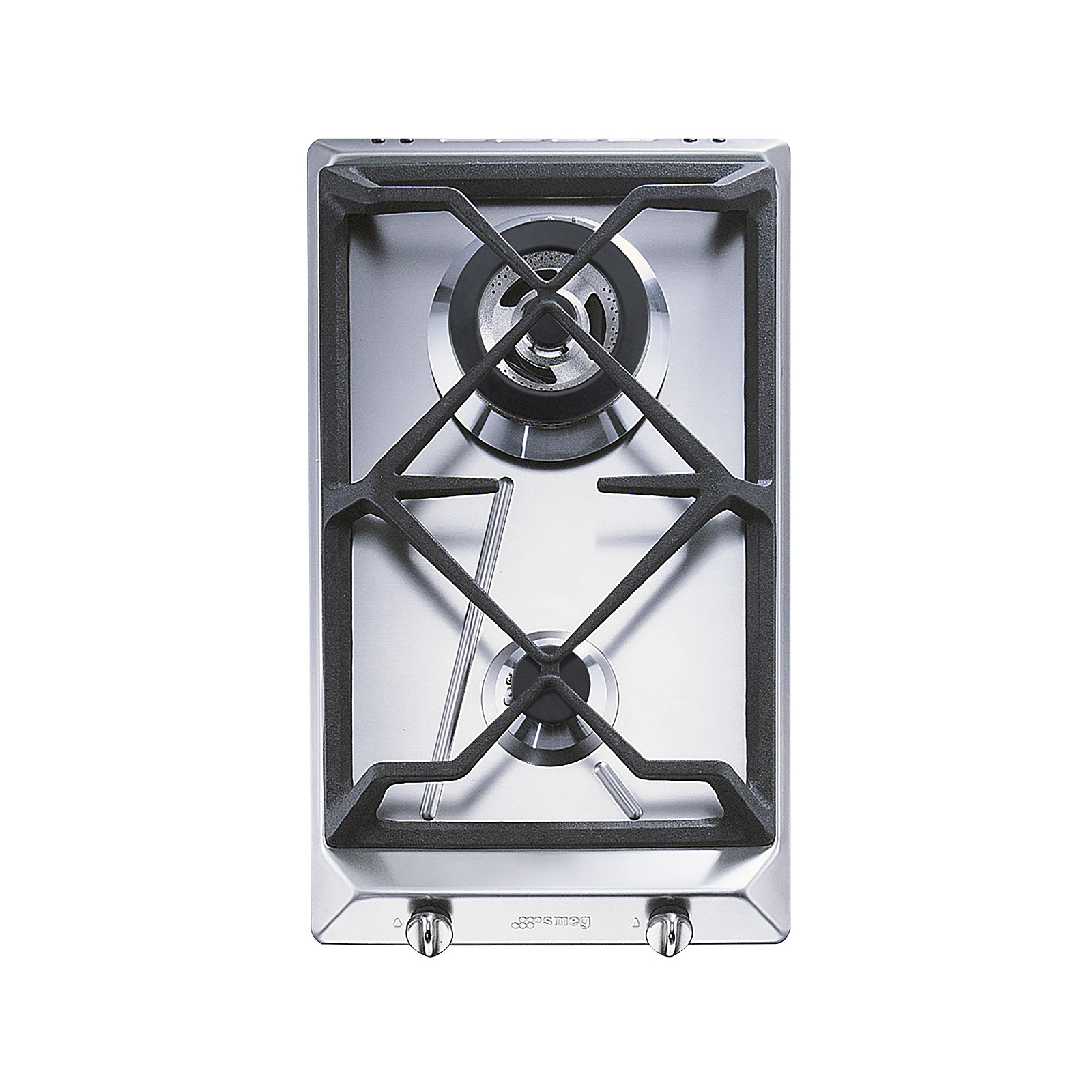 Smeg Piano Cottura Srv532gh3 A Gas 2 Fuochi Gas Colore Acciaio Inox
