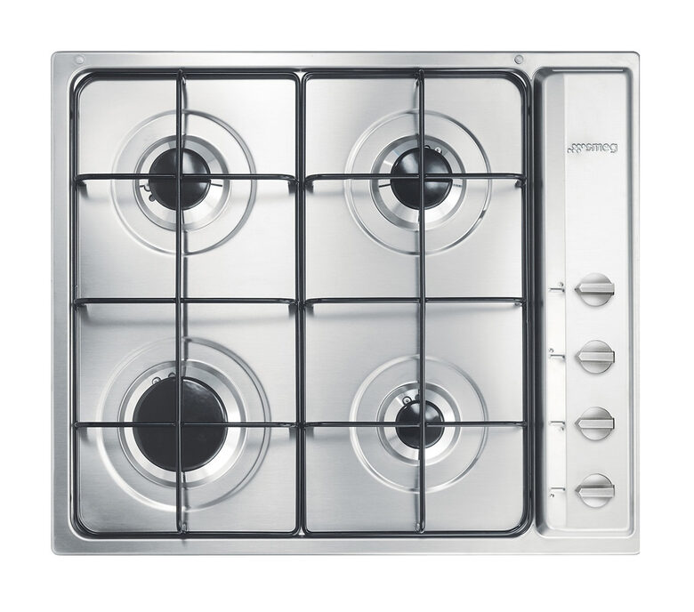 Smeg - S64s Piano Cottura Acciaio Inossidabile Da Incasso Gas 4 Fornello(i)