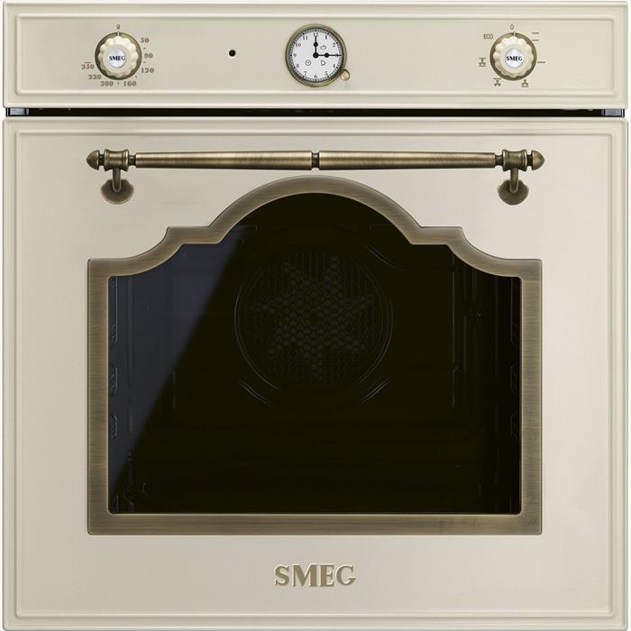SMEG SF67C1PO FORNO INCASSO Capacità 70 l, dimensoni: L 59,7 cm - A 59,2 P 54,8 cm, Panna, classe