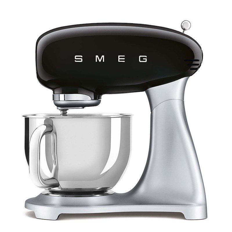 SMEG SMF04BLEU IMPASTATRICE, 800 W, capacità ciotola 4,8 l, Nero