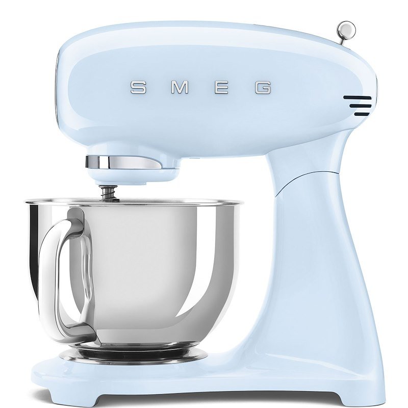 SMEG SMF05PBEU IMPASTATRICE, 1000 W, capacità ciotola 4,8 l, Blu