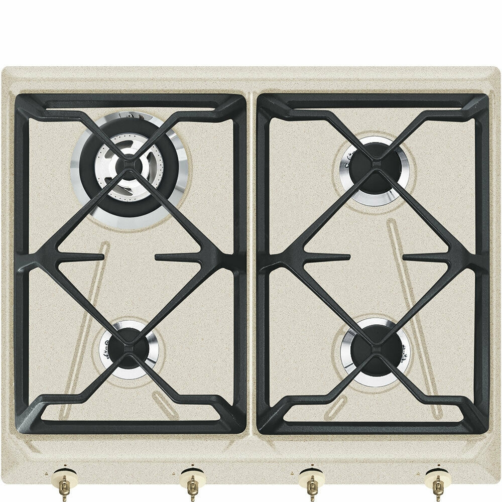 Smeg - Srv864avogh2 Piano Cottura Avena Da Incasso Gas 4 Fornello(i) Smeg - Srv864avogh2 Piano Cottura Avena Da Incasso Gas 4 Fornello(i)