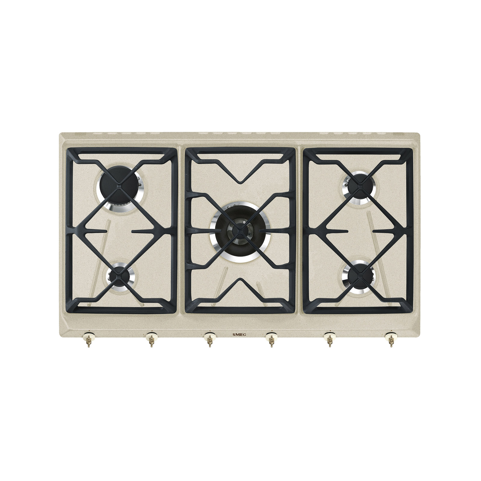 Smeg - Srv896avogh2 Piano Cottura Avena Da Incasso Gas 5 Fornelli