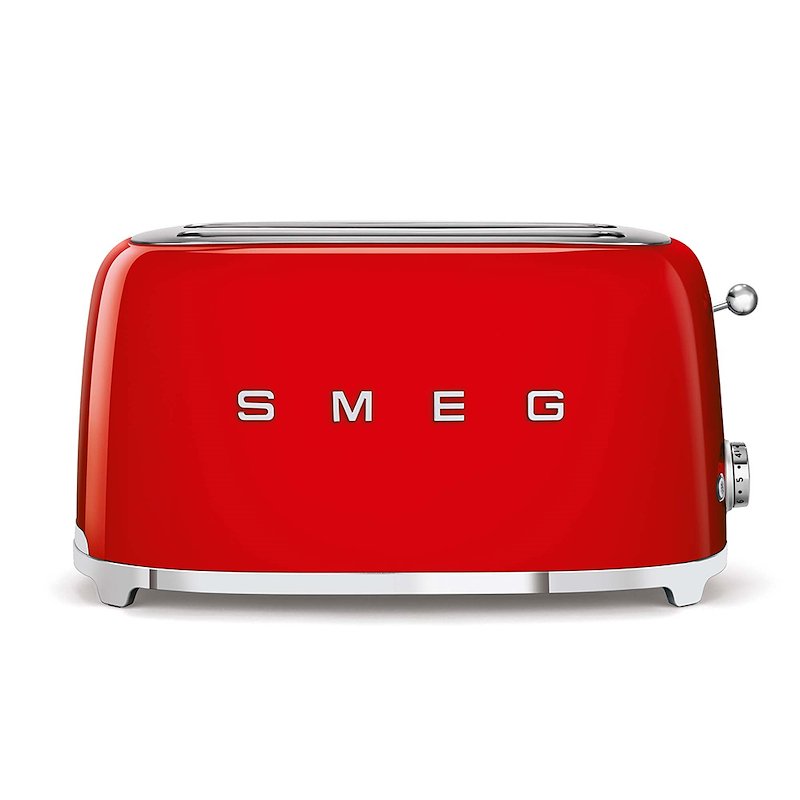 Smeg Tostapane 50's Style – Rosso LUCIDO 2x4 – TSF02RDEU