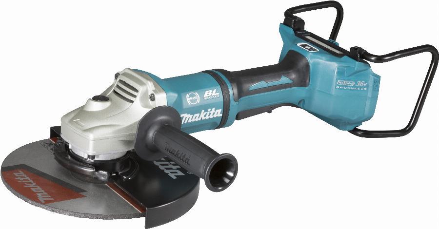Smerigliatrice Ø 230 Mm 36 V =&gt 2 X 18 V Li-ion Makita Senza Batteria O Caricatore - Dga901zu