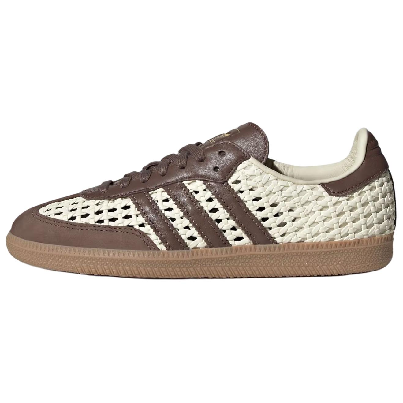 Sneakers da donna adidas Samba OG Cream White Earth Strata Gold Metallic IH9373 40⅔ gray