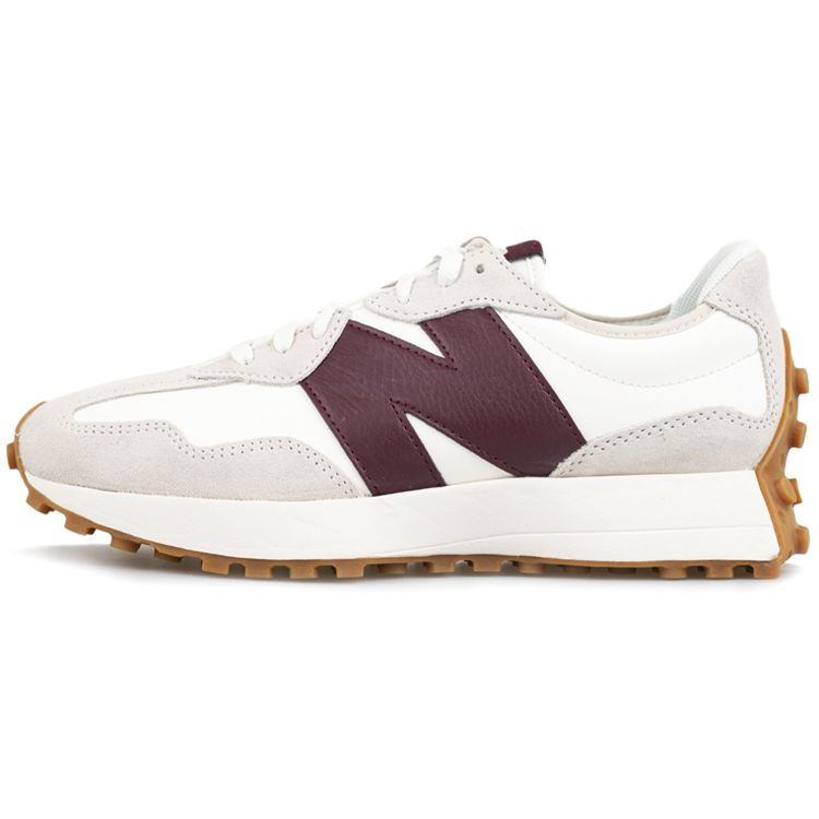 Sneakers da donna New Balance 327 Bianco Rosso Scuro Grigio Chiaro WS327KA 36 white