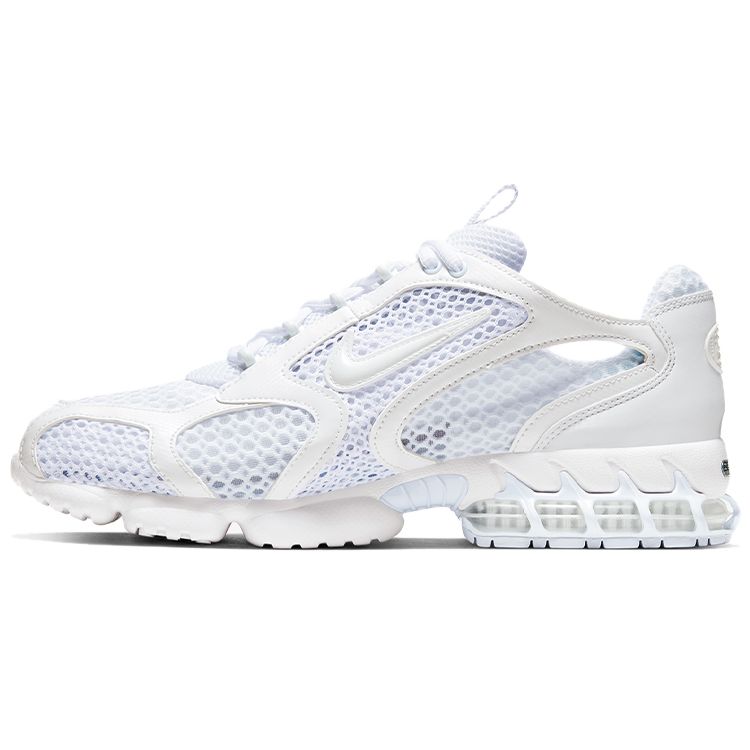 Sneakers da uomo Nike Air Zoom Spiridon Cage 2 Triple White Nere CJ1288-100 47.5 white