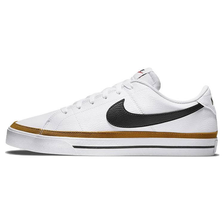 Sneakers da uomo Nike Court Legacy Next Nature Bianco Ocra Deserto Nero DH3162-100 42.5 white