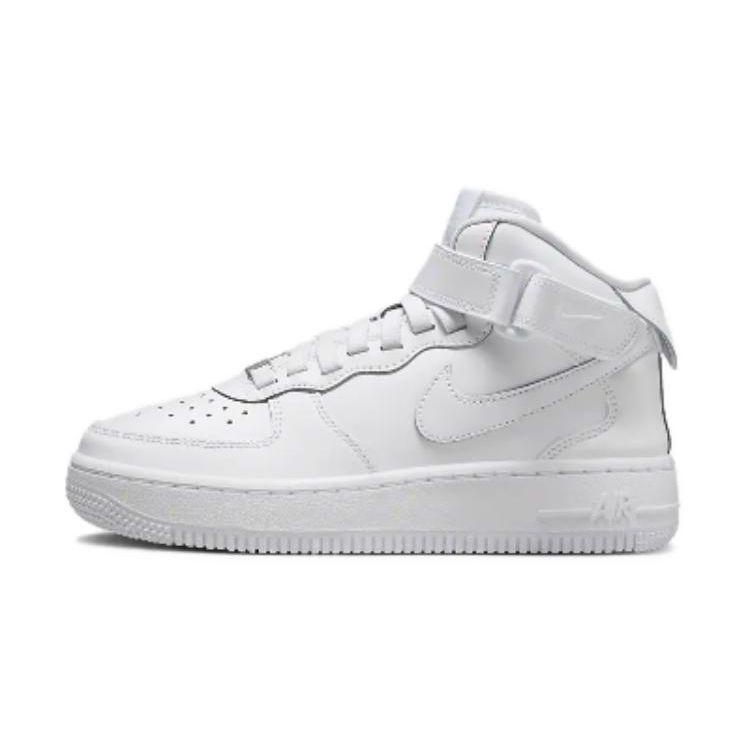 Sneakers Nike Air Force 1 Mid EasyOn SE GS Triple White per Bambini FN1193-111 33.5 white