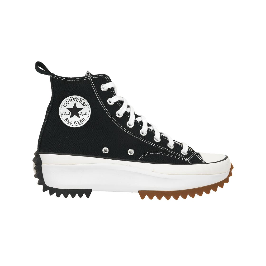 Sneakers Unisex Converse Run Star Hi Nere Bianche Gum 166800C 45 black
