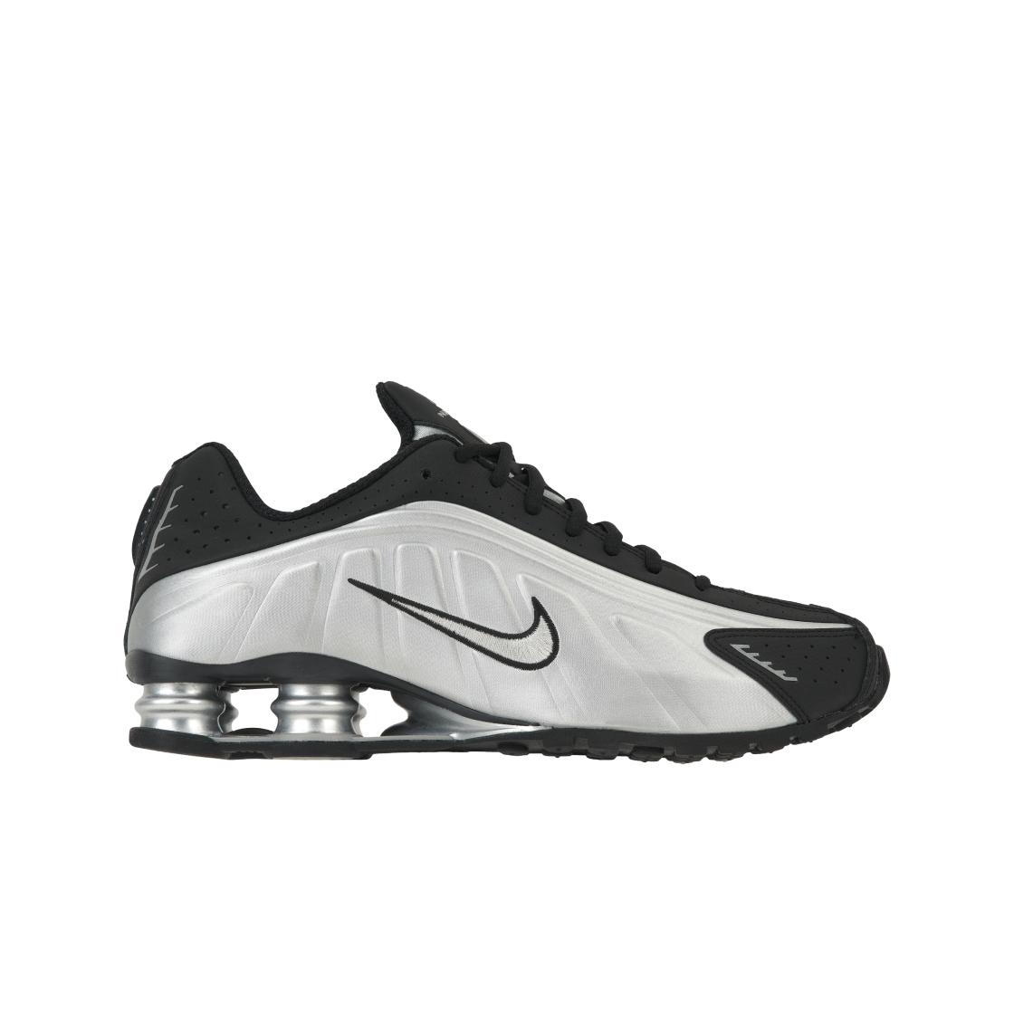 Sneakers Unisex Nike Shox R4 Argento Metallizzato Nero HQ1988-007 39 gray