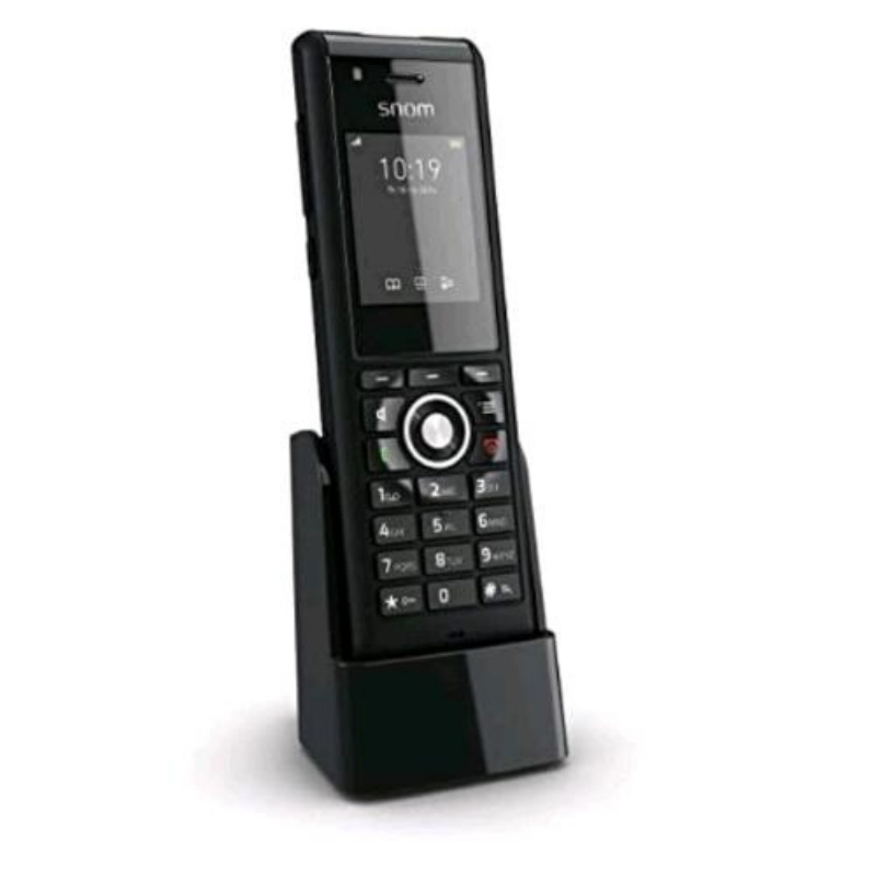 Snom m85 telefono cordless ip industriale con man-down black