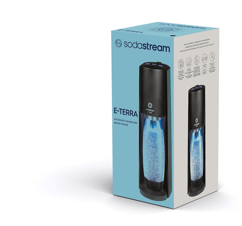 Sodastream Gasatore Elettrico E-Terra Nero Sodastream Gasatore Elettrico E-Terra Nero