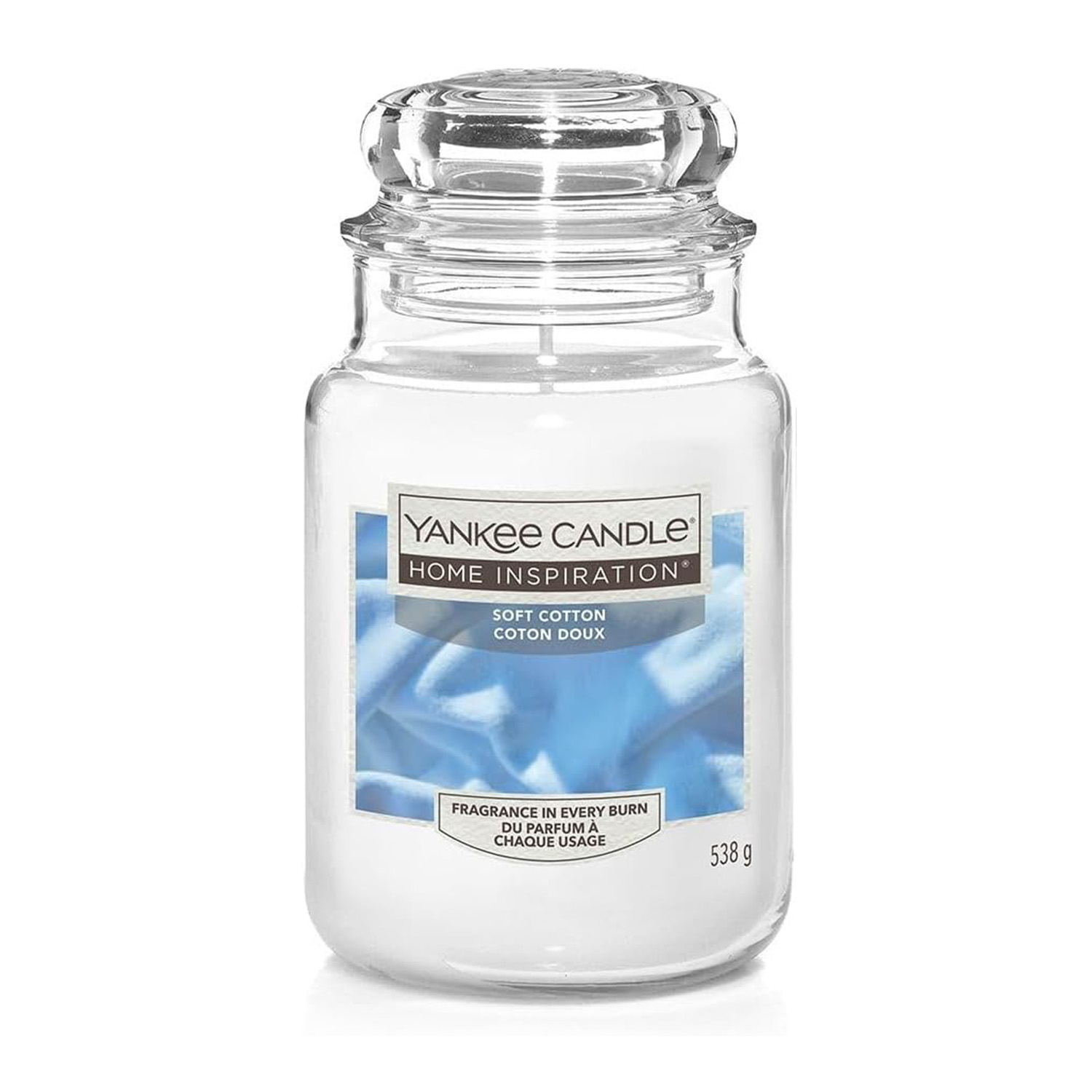 Soft Cotton, candela in giara grande Yankee Candle