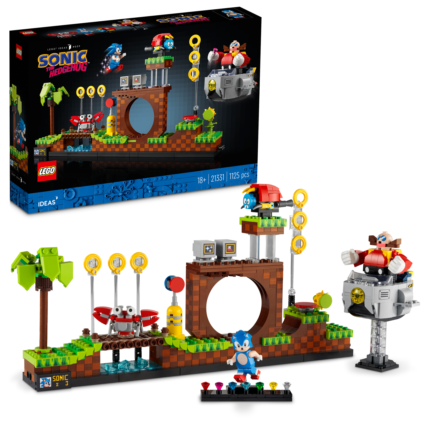 Sonic the Hedgehog Green Hill Zone da costruire Lego