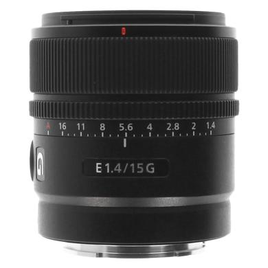 Sony 15mm 1:1.4 E G (SEL15F14G) E-Mount - Ricondizionato - Come nuovo - Grade A+