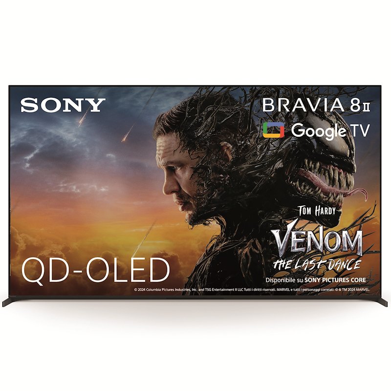 SONY 55 BRAVIA 8M2 XR8M2 TV QD-OLED, SMART TV, ", OLED, Processore Cognitive Processor XR, Nero, Classe F