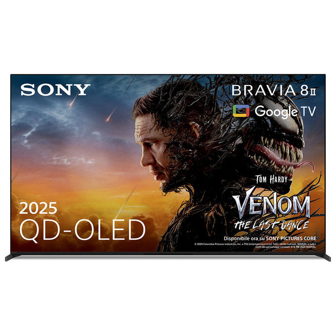 SONY 65 BRAVIA 8M2 XR8M2 TV QD-OLED, SMART TV, ", OLED, Processore Cognitive Processor XR, Nero, Classe F SONY 65 BRAVIA 8M2 XR8M2 TV QD-OLED, SMART TV, ", OLED, Processore Cognitive Processor XR, Nero, Classe F