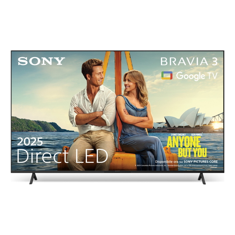 Sony k-75s3 189,2 cm (74.5) 4k ultra hd smart tv wi-fi nero