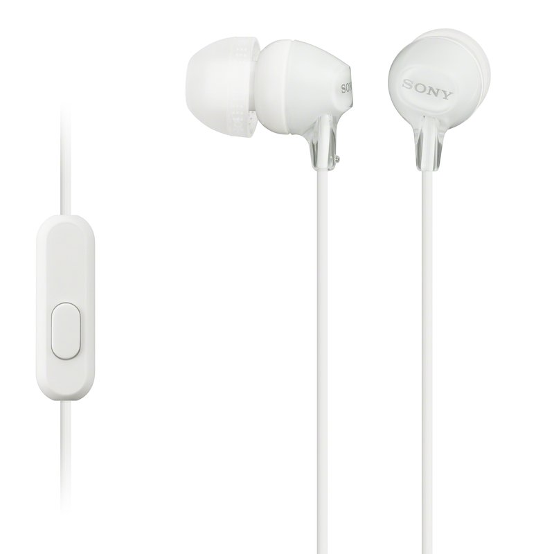 SONY MDR-EX15APW AURICOLARI, BIANCO