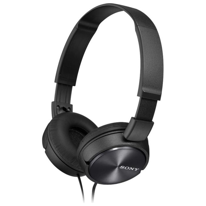 Sony MDRZX310APB.CE7 MDR-ZX310AP Cuffie a Padiglione On-Ear con Microfono Pieghevoli Driver 30 mm Jack 3,5 mm colore Nero