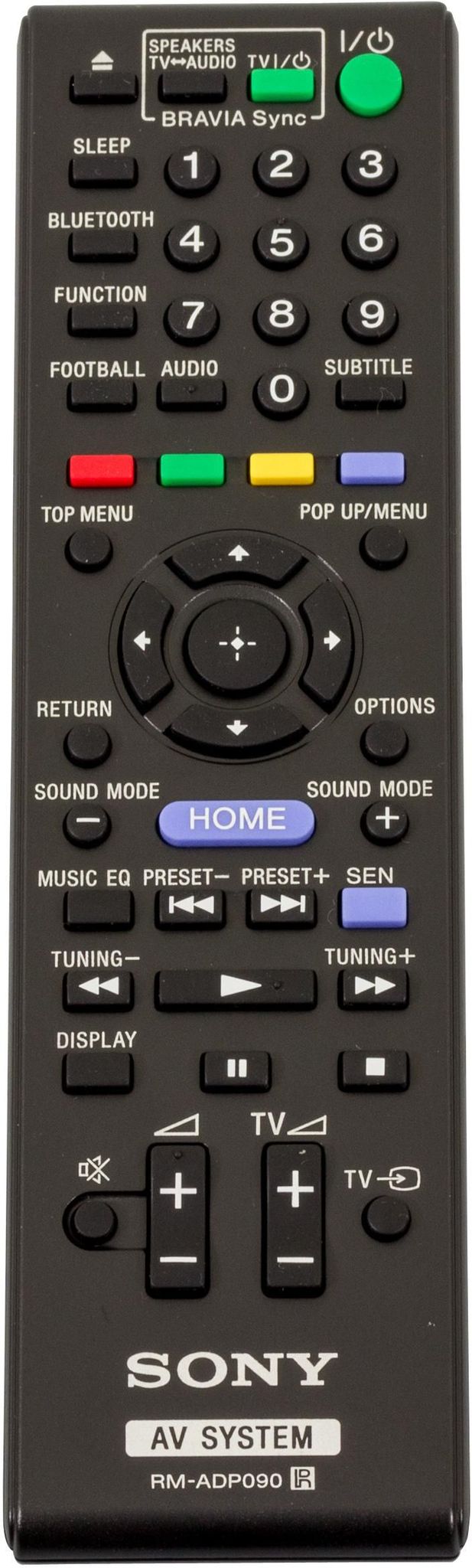 Sony Rm-adp090 Telecomando Nero Per Home Cinema