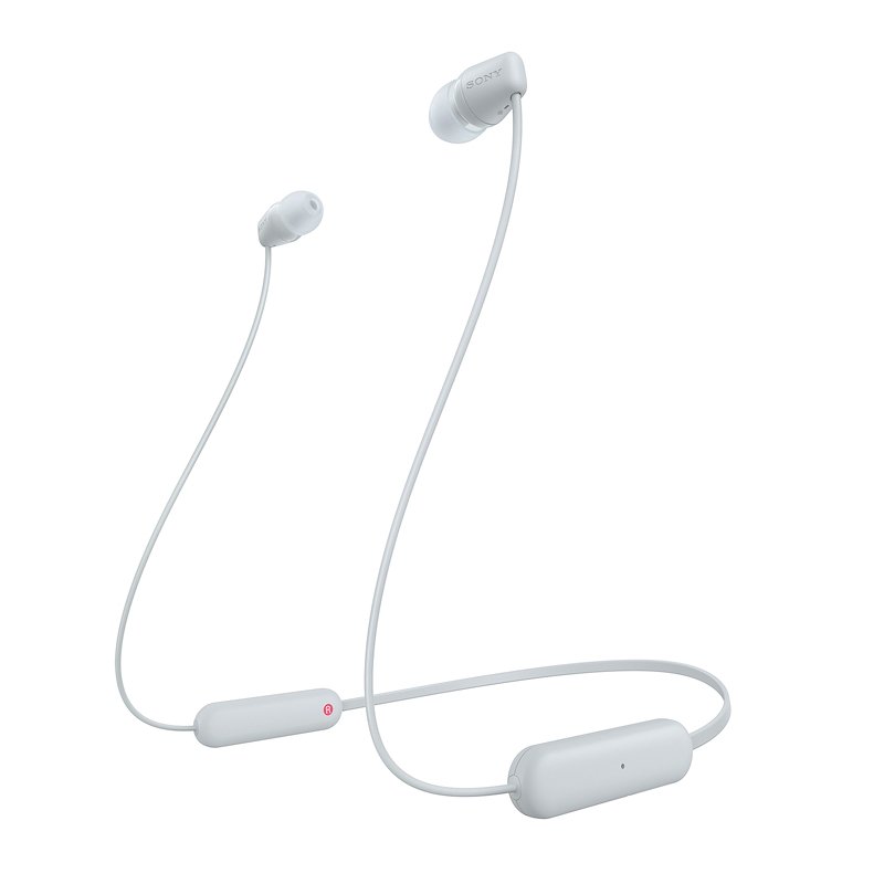 SONY WI-C100W AURICOLARI WIRELESS, white