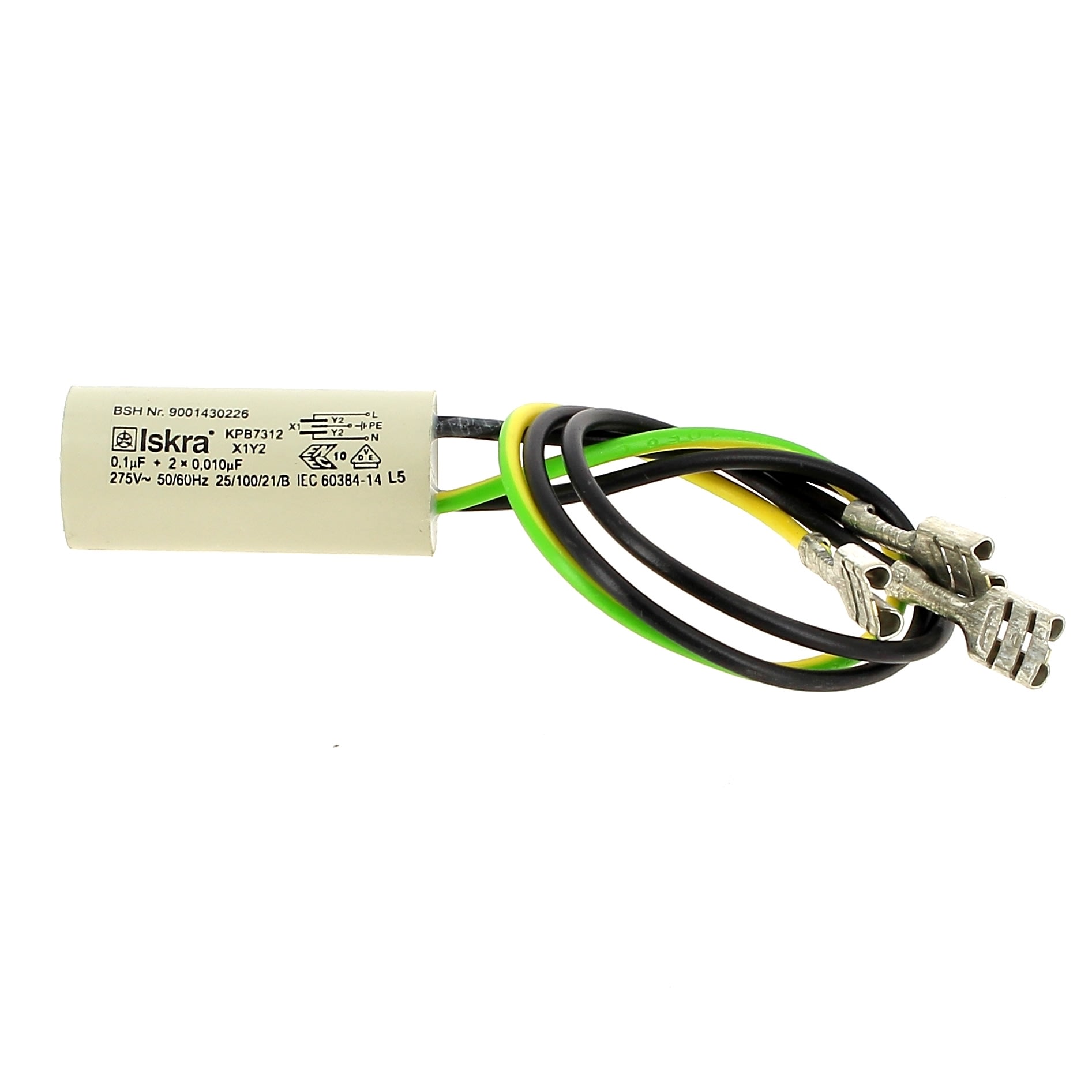 Soppressore 0,1µf, 12028411 Per Lavastoviglie Bosch