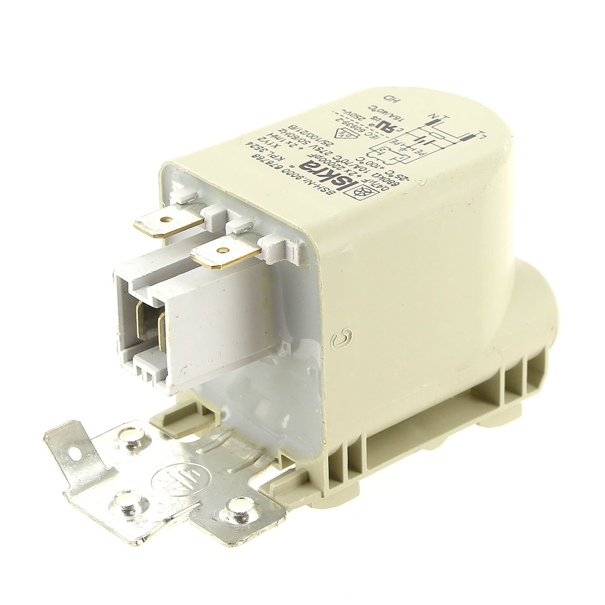 Soppressore Di Interferenze Originale 0,47µf, 00623842 Per Lavatrice Bosch Soppressore Di Interferenze Originale 0,47µf, 00623842 Per Lavatrice Bosch
