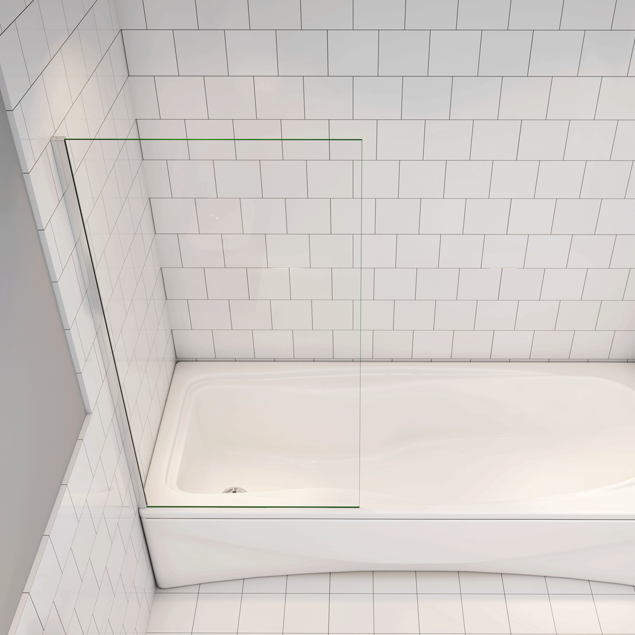 Sopravasca 70 75 80 cm H.140 cm Parete Fissa Doccia Per Vasca Pannello Singolo Vetro Temperato 6 mm Trasparente Anticalcare Telaio Cromato Lucido Sopravasca 70 75 80 cm H.140 cm Parete Fissa Doccia Per Vasca Pannello Singolo Vetro Temperato 6 mm Trasparente Anticalcare Telaio Cromato Lucido