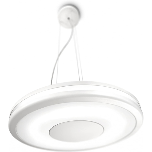 Sospensione Disco Bianco Metallo/sint. - Diam. 48cm - 2xgx13 - 55w Incl. Sospensione Disco Bianco Metallo/sint. - Diam. 48cm - 2xgx13 - 55w Incl.