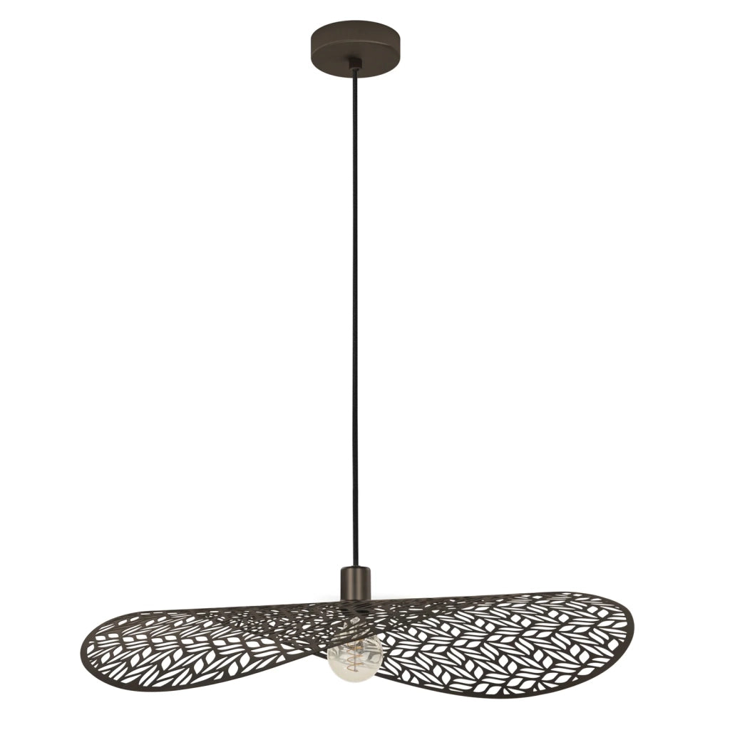 Sospensione Rustica Country Swaby Acciaio Bronzo 1 Luce E27 Ip20 D80Cm Sospensione Rustica Country Swaby Acciaio Bronzo 1 Luce E27 Ip20 D80Cm