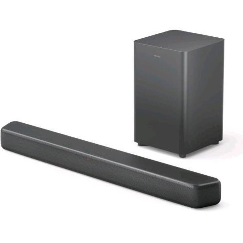 SOUNDBAR + SUBWOOFER PHILIPS TAB5309/10 2.1 canali, Potenza Max 240 W, Grigio Scuro