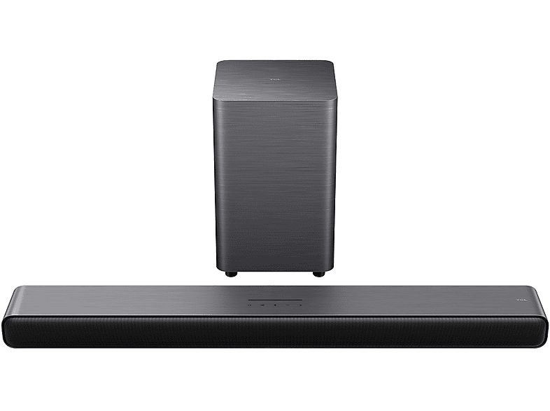 SOUNDBAR + SUBWOOFER TCL S55H 2.1 canali, Potenza Max 220 W, Cassa wireless, Black