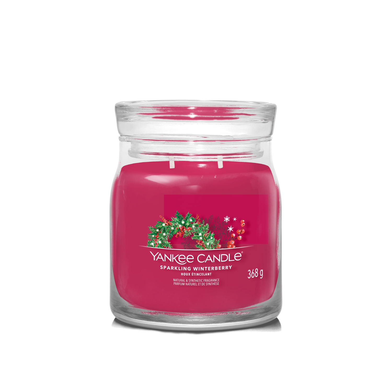 Sparkling Winterberry candela in giara media Yankee Candle Sparkling Winterberry candela in giara media Yankee Candle