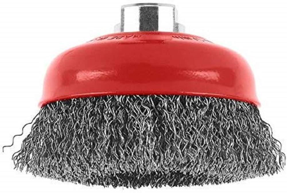 Spazzola A Tazza M14 Filo Acciaio Ondulato 100mm - Bosch
