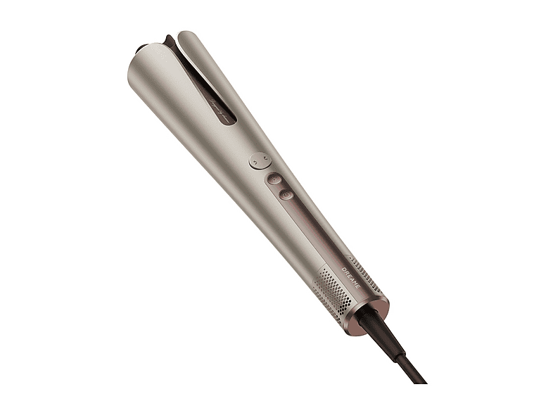 Spazzola arriccia capelli DREAME Air Auto Gold, Potenza massima 60 W, in Altro rivestimento, Temperatura max 160 °C, 3 temperature, Tecnologia a ioni, Oro