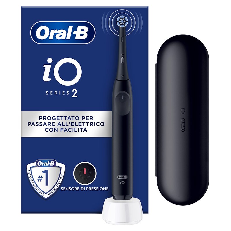 Spazzolino elettrico ORAL-B iO SERIES 2, con custodia, Nero