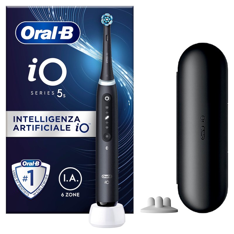 Spazzolino elettrico ORAL-B iO SERIES 5S, con custodia, Nero