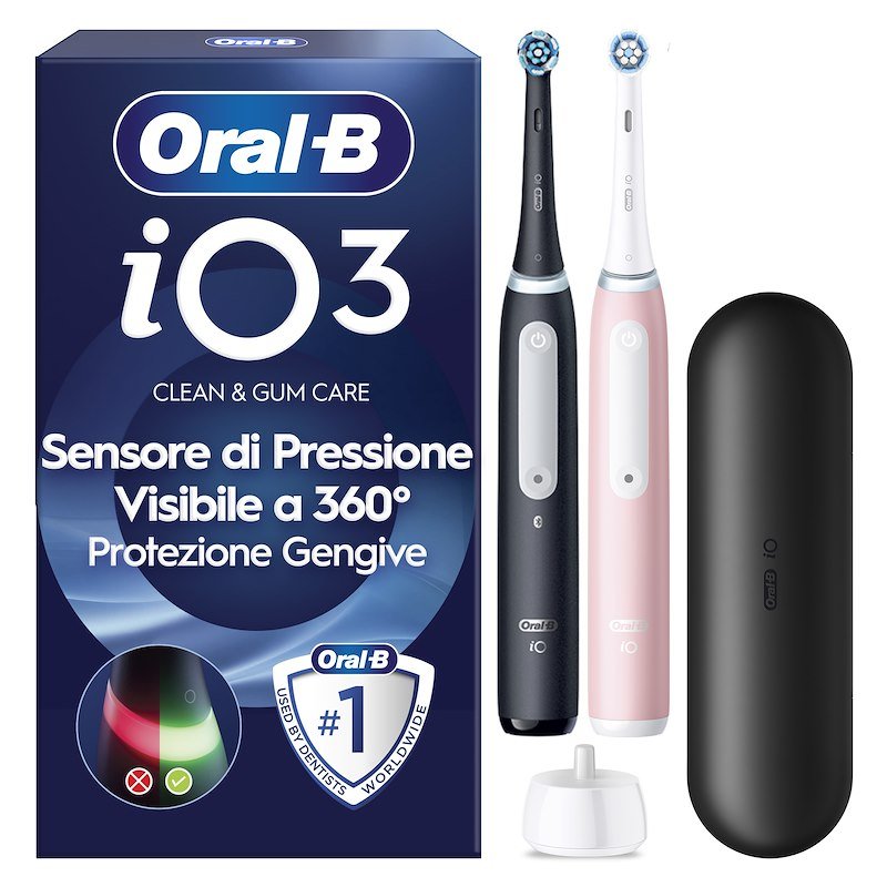 Spazzolino elettrico ORAL-B IO3 DUO NERO/ROSA BOX PTHBR